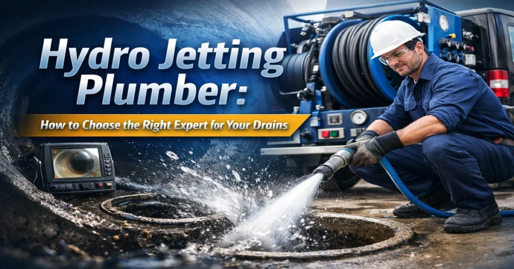 Hydro Jetting Plumber: How to Choose the Right Expert for Your Drains
